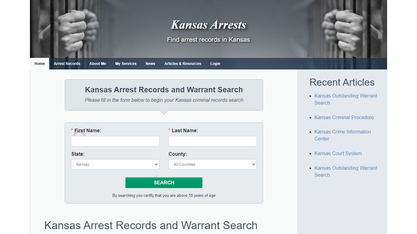 Kansas Arrests